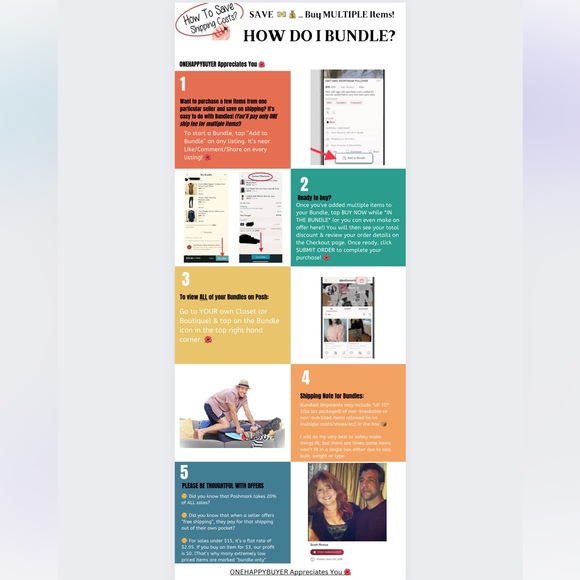 💵 Did you know? You can BUNDLE 👗 multiple items 💍 & pay shipping only ONCE! - Picture 3 of 4